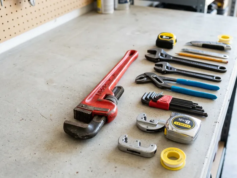 Professional plumbers in White Bear Lake, MN equipped with top-tier tools for residential and commercial plumbing services.